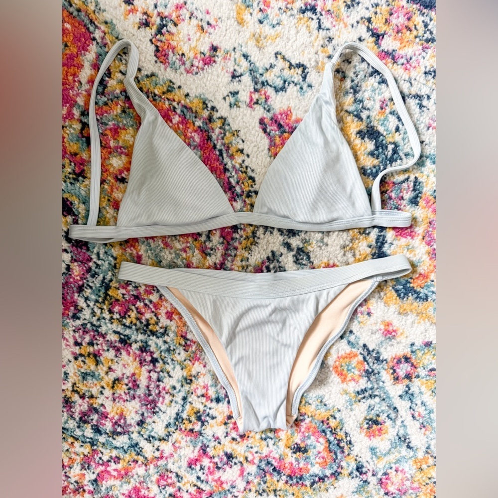 LA Hearts Baby Blue Bikini